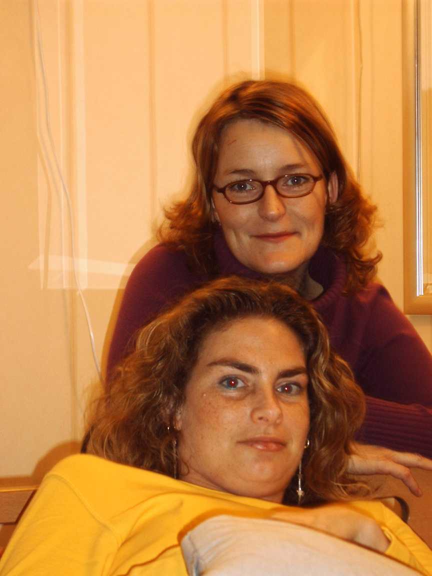 Foto Veroni met buddy Elsje